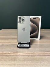 Load image into Gallery viewer, iPhone 15 Pro Max 512GB - Natural Titanium eSIM Model (Pre-owned)
