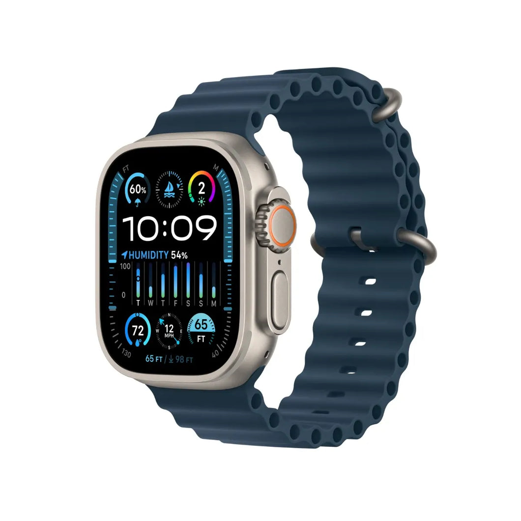 Apple Watch Ultra 2 Titanium Case With Blue Ocean Band (Brand new)